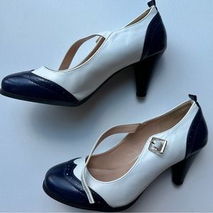 Chase and Chloe Mary Jane pumps. 3in heel.